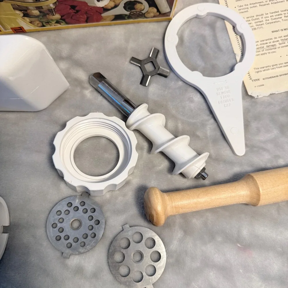 Vintage KitchenAid Hobart FG-A Food Grinder Attachment Boxed Parts/Repair